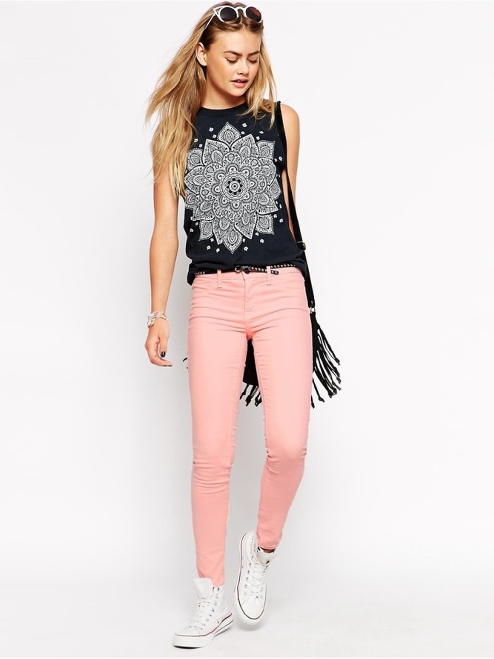 Wildfox Pink Skinny Jeans - Slim Fit
